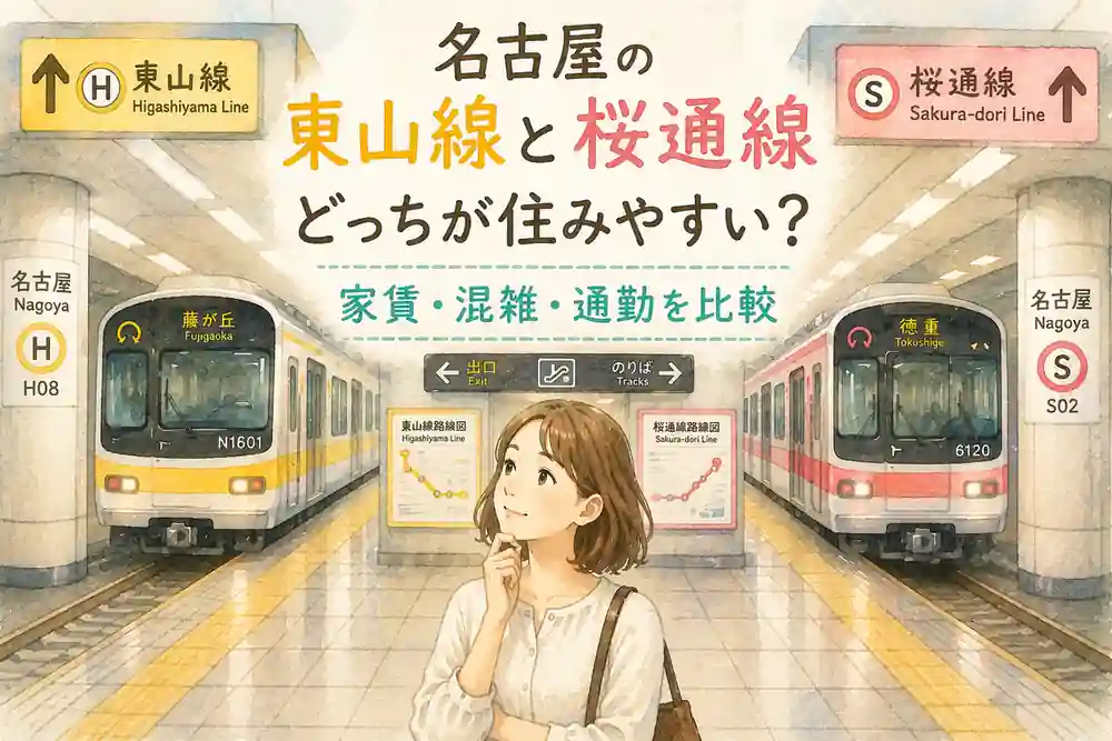 東山線と桜通線の比較