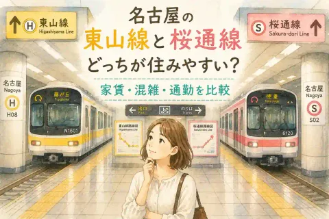 東山線と桜通線の比較