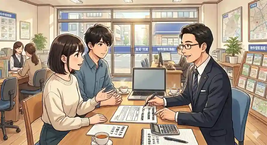 賃貸の仲介手数料の交渉イメージ