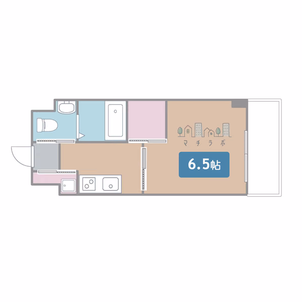 906の間取図