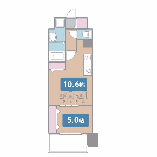 906の間取図
