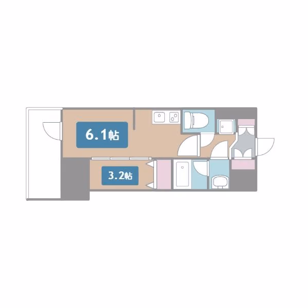 202の間取図