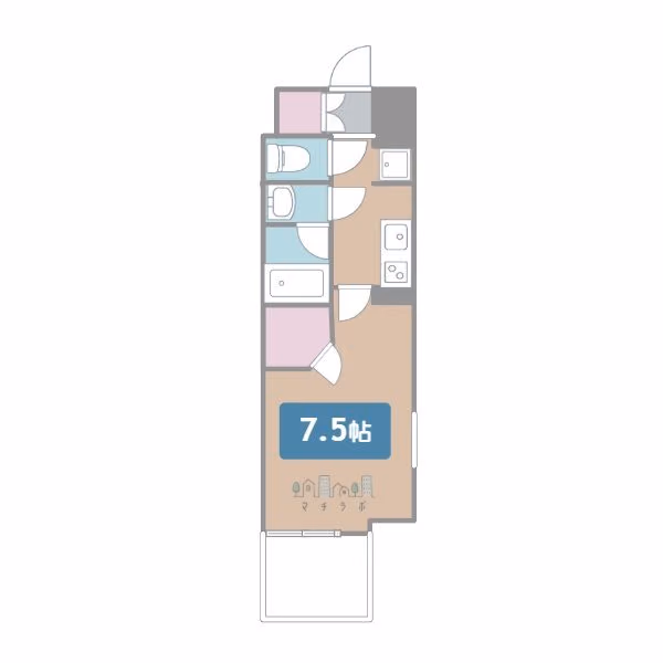 304の間取図