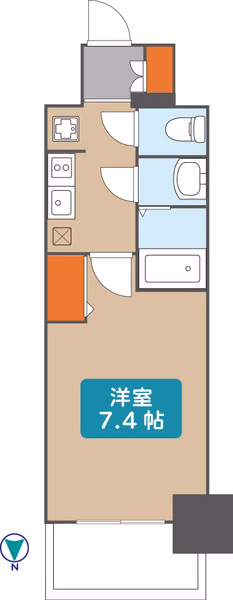1504の間取図
