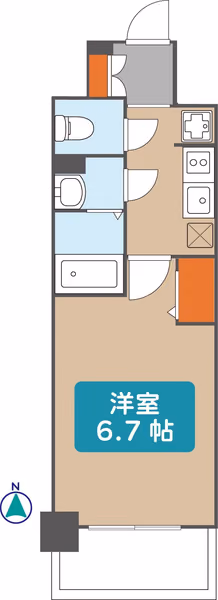 1211の間取図