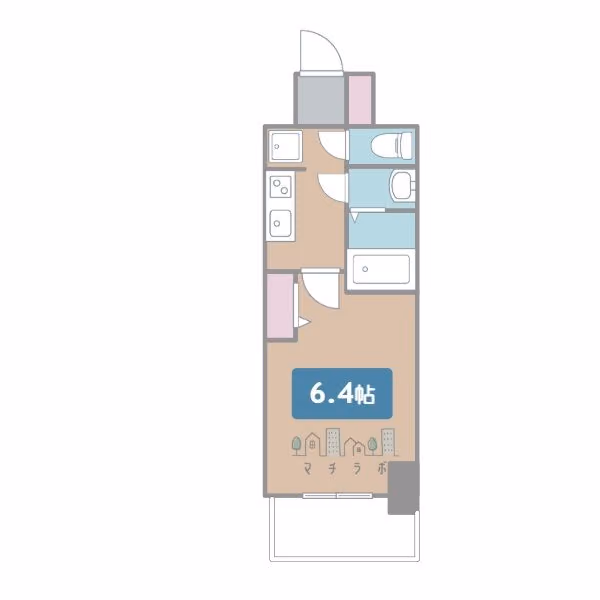 604の間取図