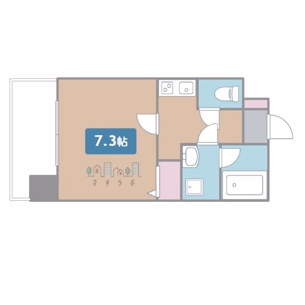 1204の間取図