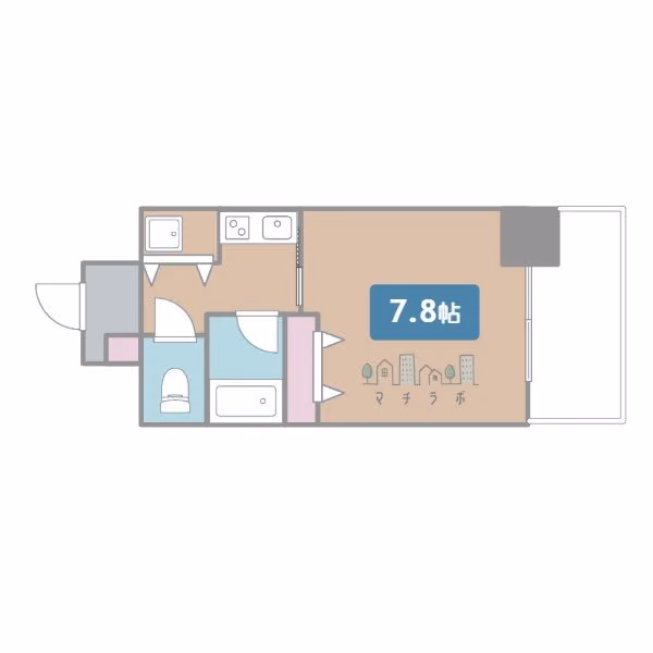 1202の間取図