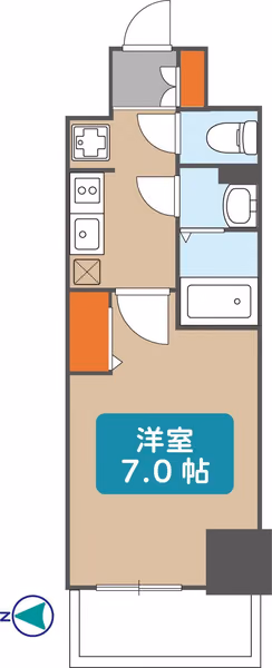 1106の間取図
