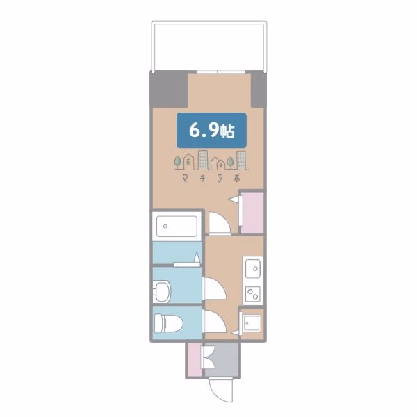 604の間取図