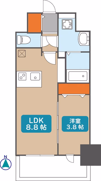 203の間取図