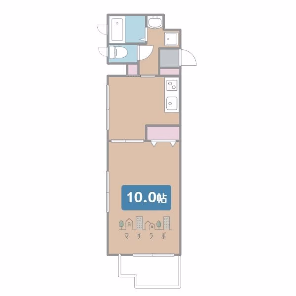 806の間取図