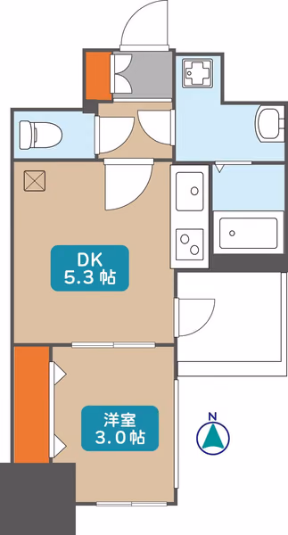 1310の間取図