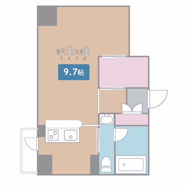 1305の間取図